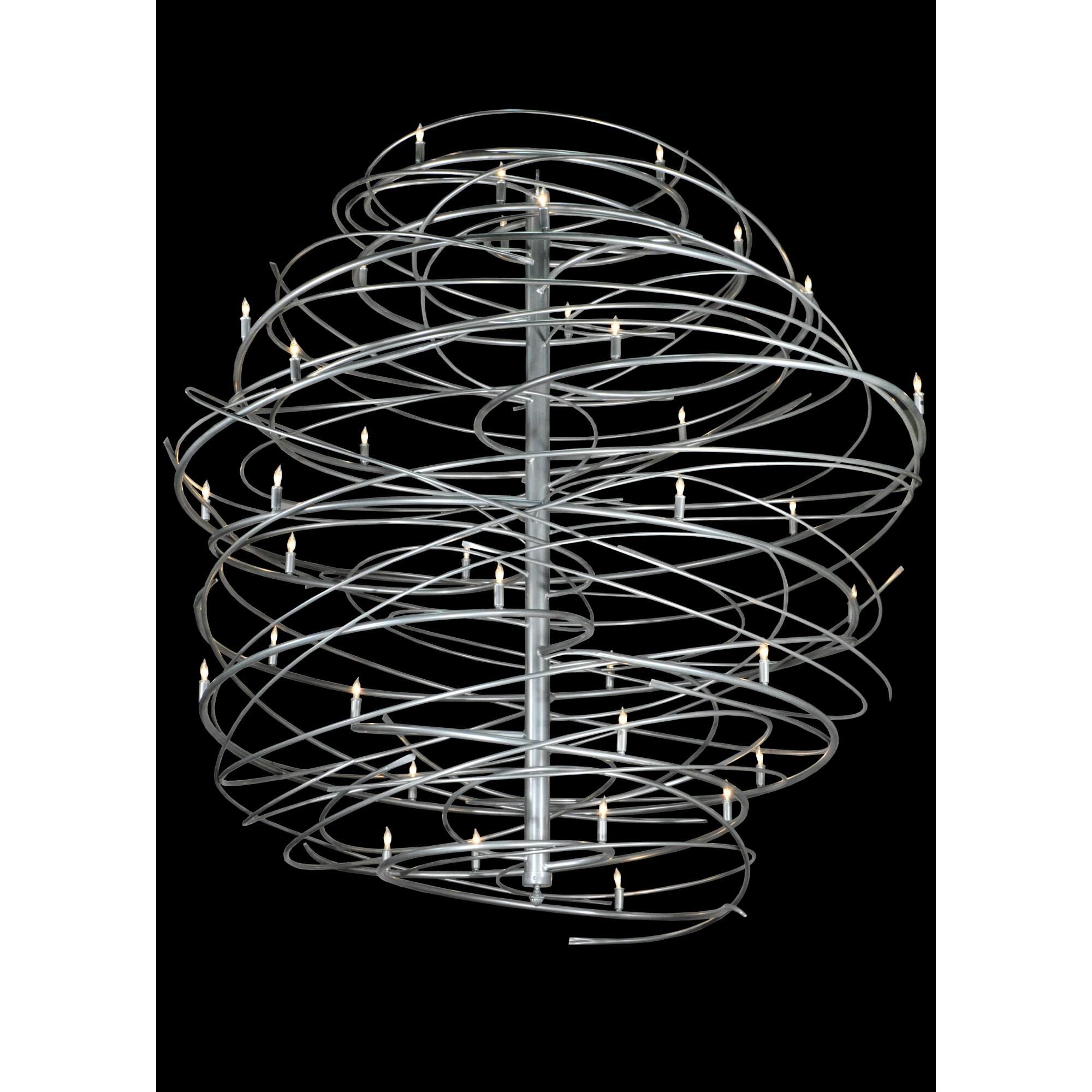 Cyclone 73 Inch 36 Light Chandelier
