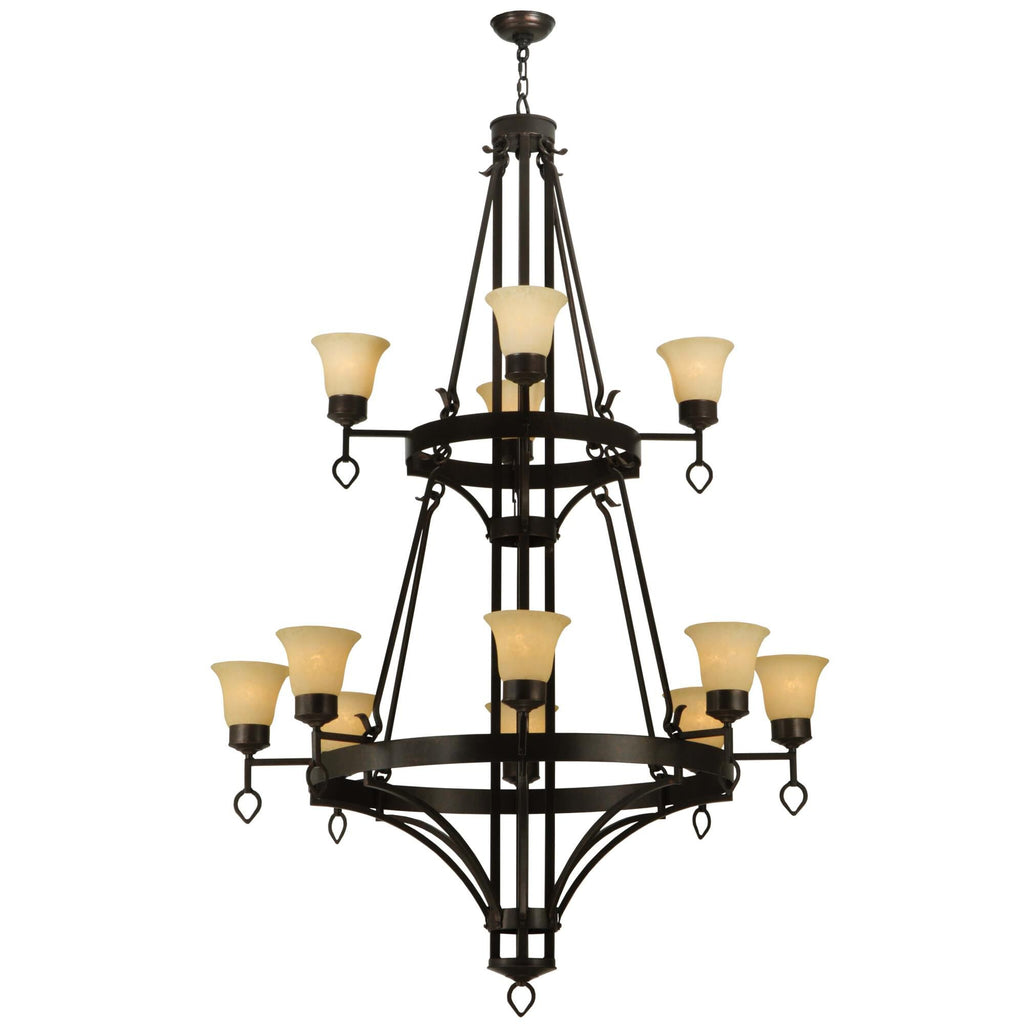 Savino 46 Inch 12 Light Chandelier