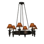Calais 36 Inch 6 Light Chandelier