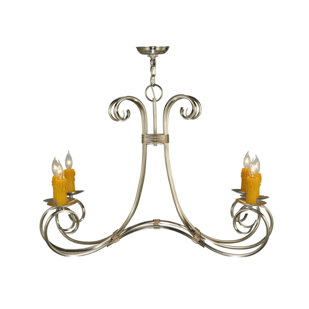 Elon 34 Inch 6 Light Chandelier