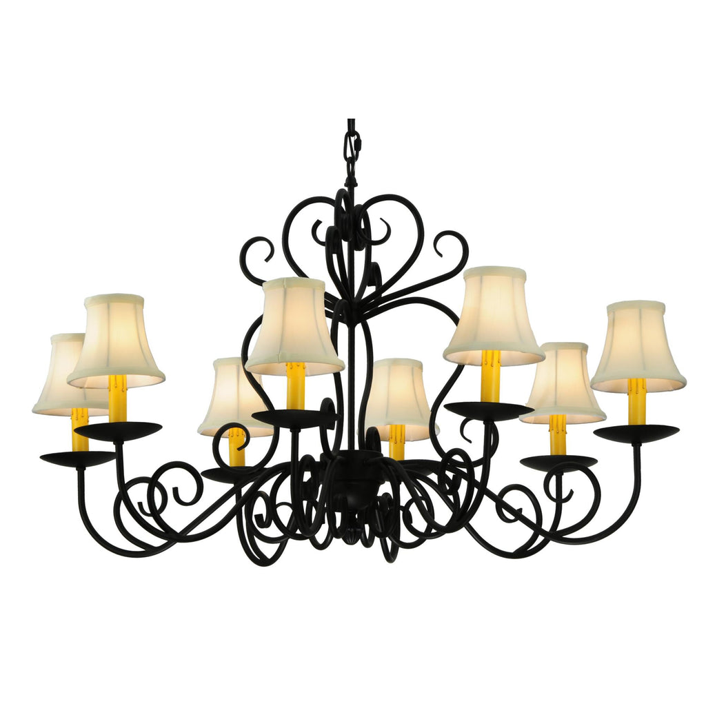 Corrina 36 Inch 8 Light Chandelier
