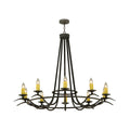 Octavia 58 Inch 10 Light Chandelier