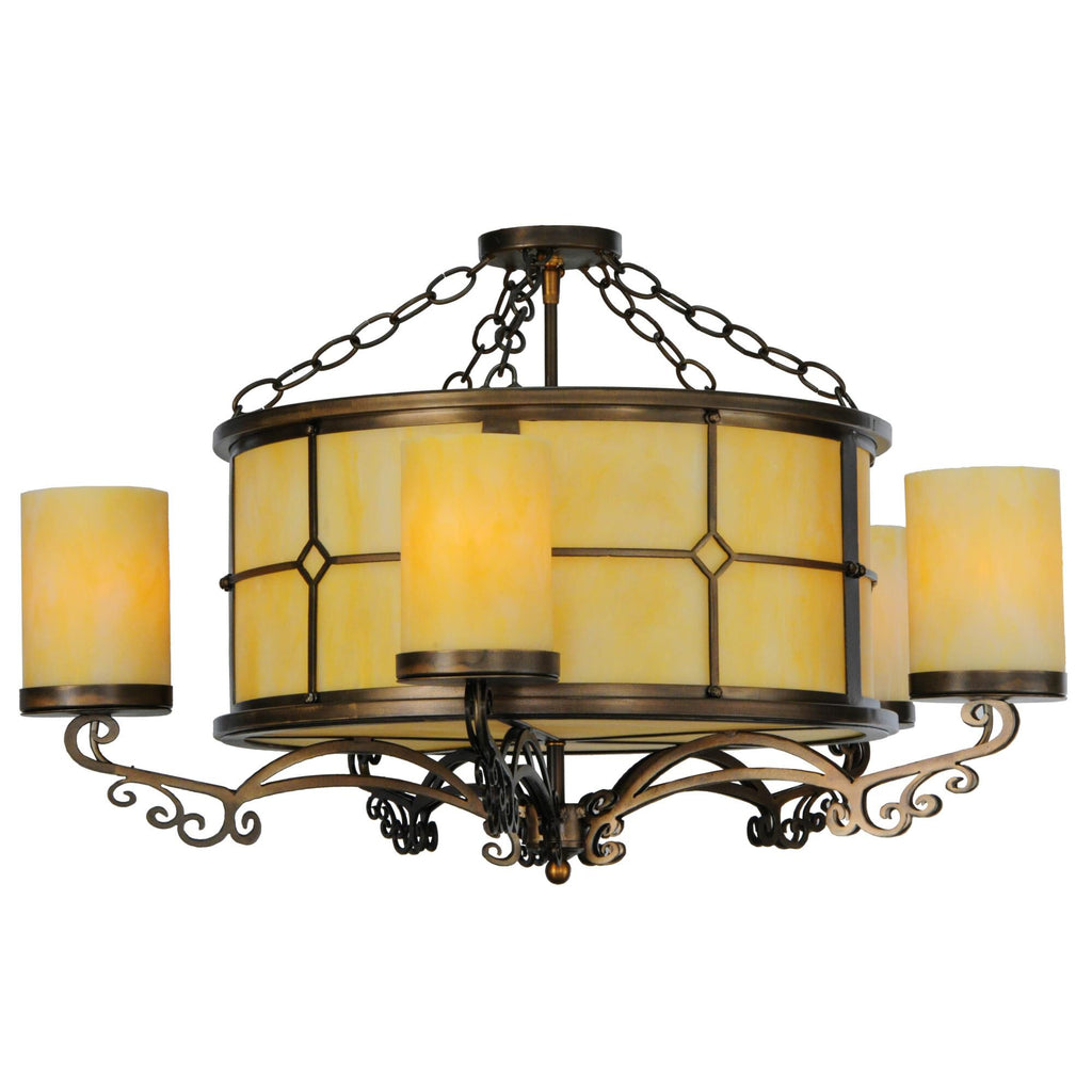 30 Inch 5 Light Chandelier
