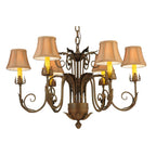 Lindsay 29 Inch 6 Light Chandelier
