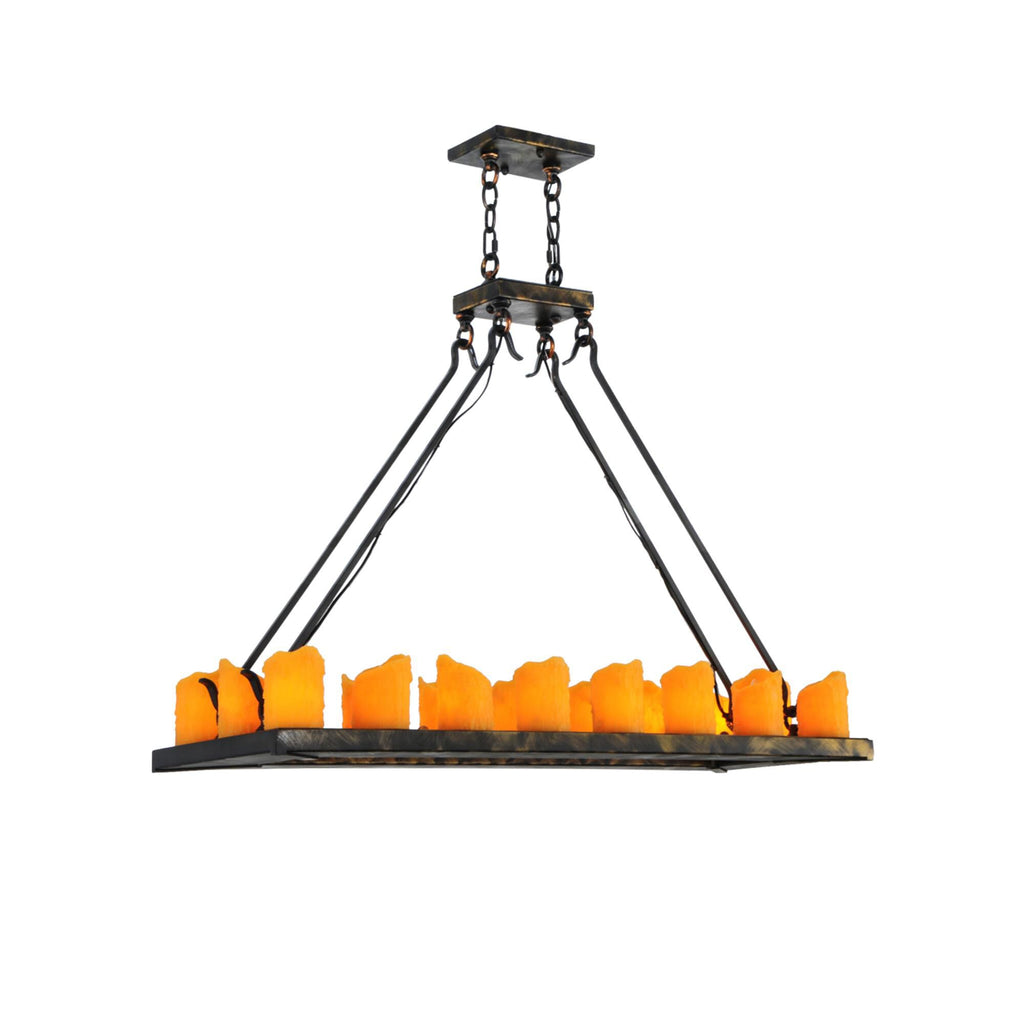 39 Inch 18 Light Mini Chandelier