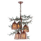 28 Inch 5 Light Chandelier