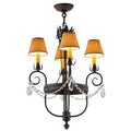 19 Inch 4 Light Mini Chandelier