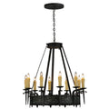 36 Inch 10 Light Chandelier