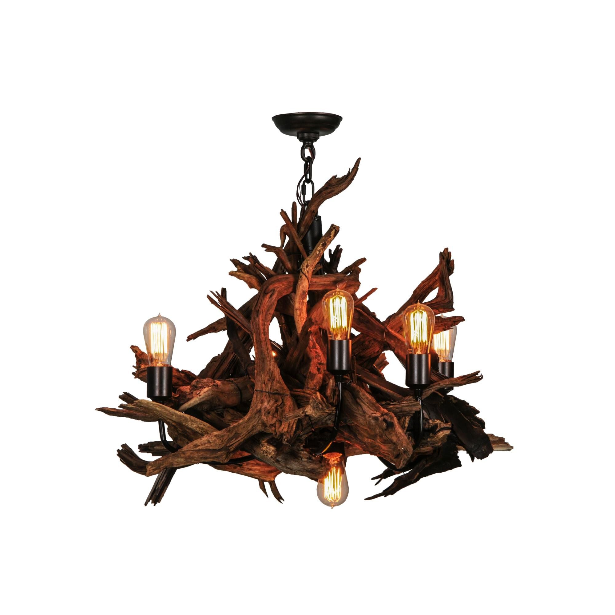 30 Inch 6 Light Chandelier