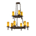 33 Inch 9 Light Chandelier