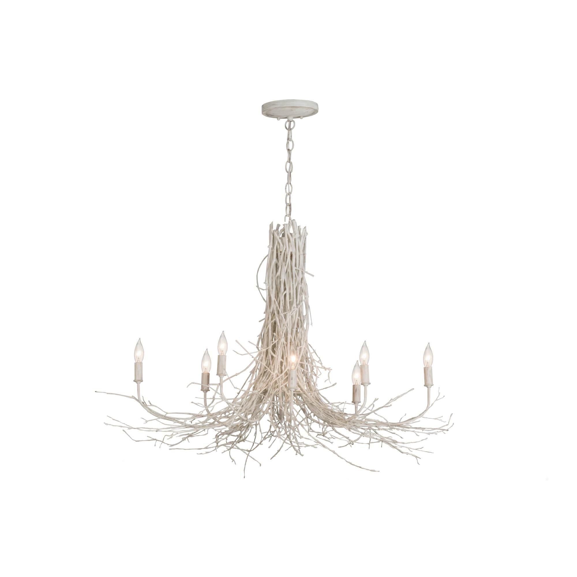 40 Inch 8 Light Mini Chandelier