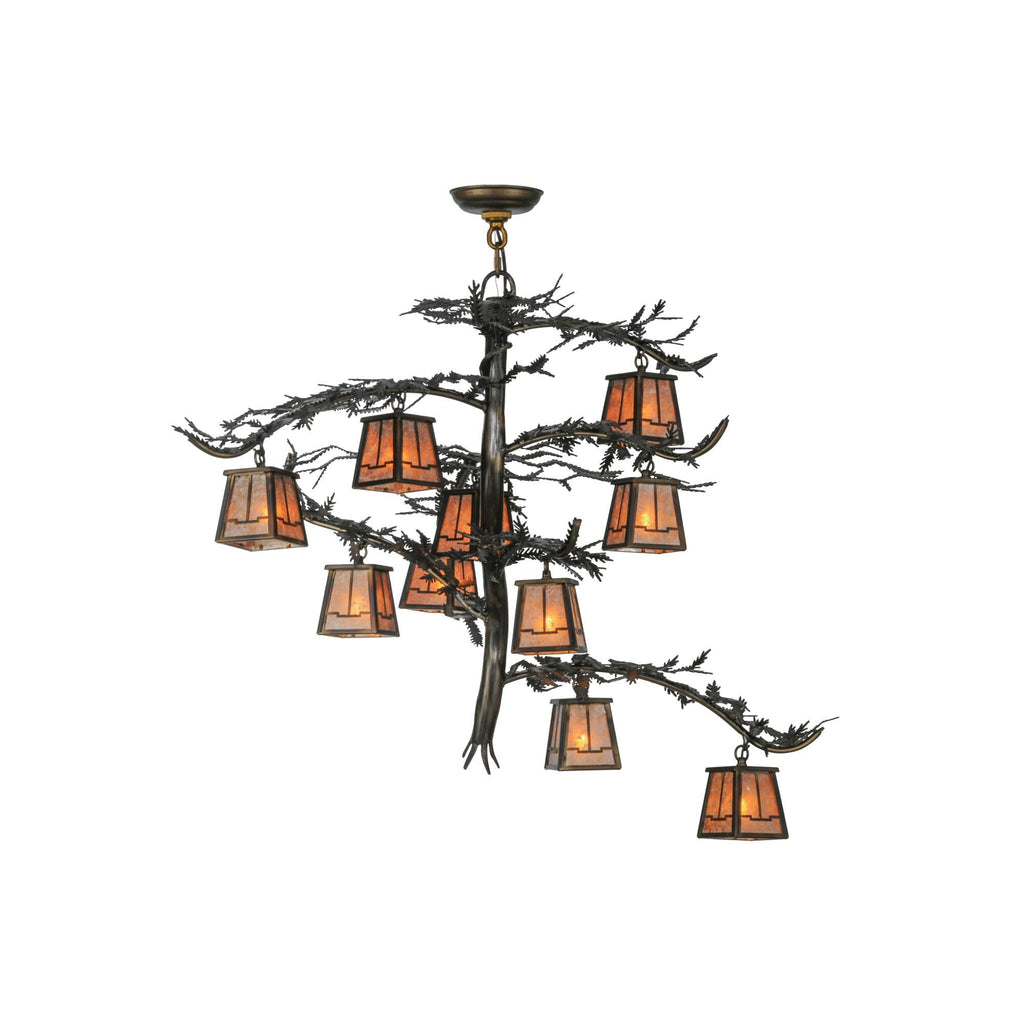 39 Inch 10 Light Chandelier