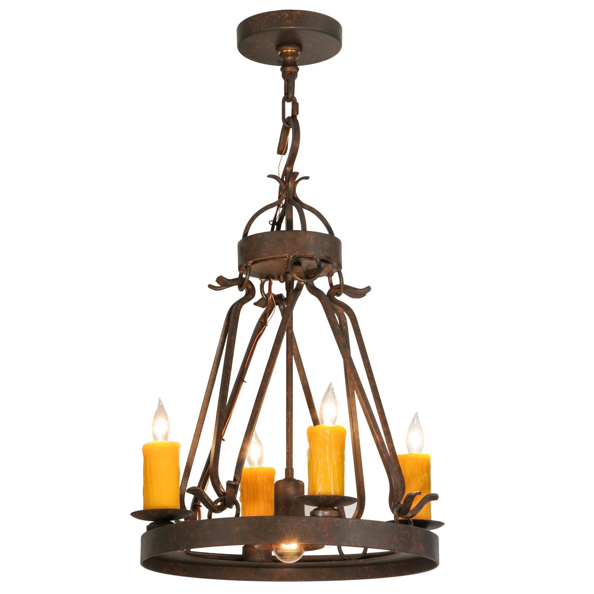 18 Inch 4 Light Mini Chandelier