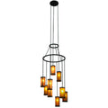 35 Inch 9 Light Chandelier