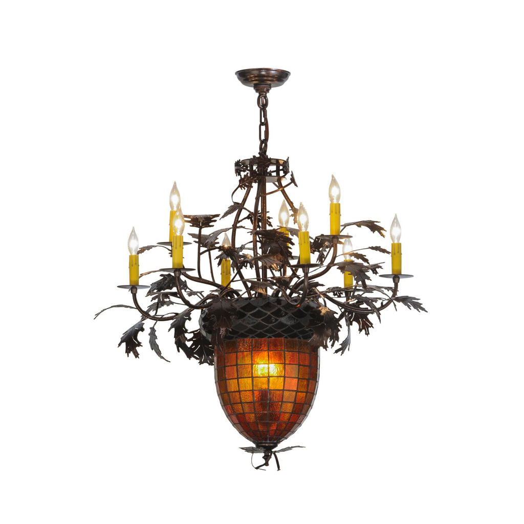 32 Inch 2 Light Chandelier