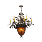 32 Inch 2 Light Chandelier
