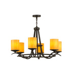 39 Inch 6 Light Chandelier