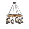 40 Inch 6 Light Chandelier