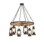 40 Inch 6 Light Chandelier