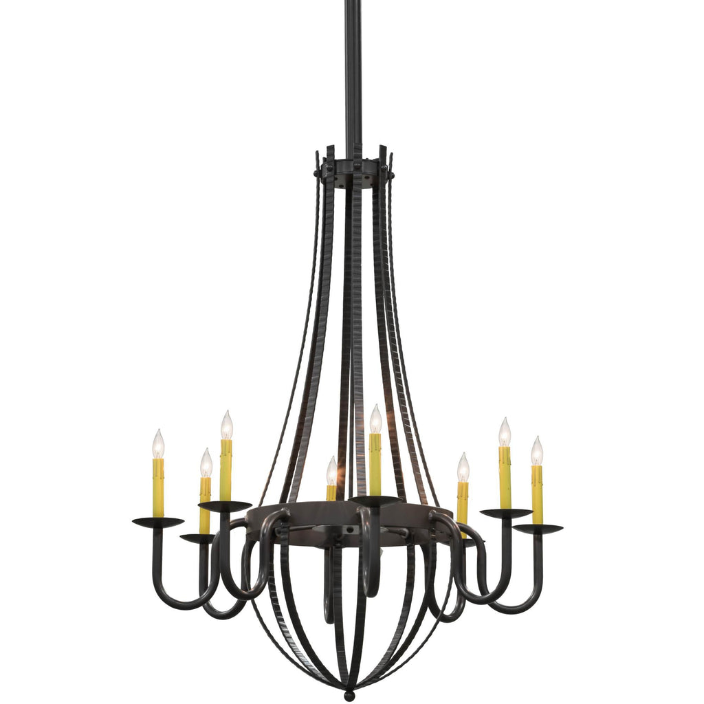 38 Inch 8 Light Chandelier