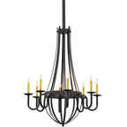 38 Inch 8 Light Chandelier