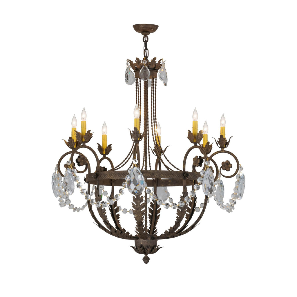 38 Inch 8 Light Chandelier