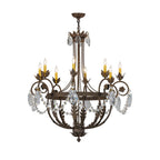 38 Inch 8 Light Chandelier