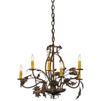 28 Inch 6 Light Chandelier