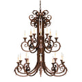 Meyda Lighting Serratina 48 Inch Chandelier
