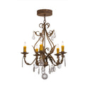 25 Inch 5 Light Chandelier