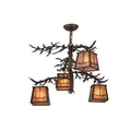 28 Inch 4 Light Chandelier