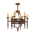 24 Inch 6 Light Chandelier