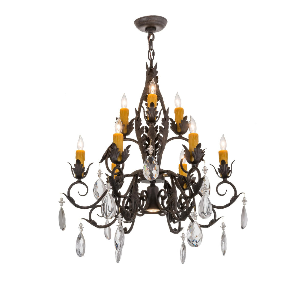 26 Inch 9 Light Chandelier