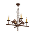 26 Inch 4 Light Chandelier