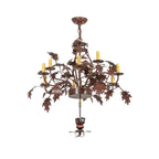 34 Inch 9 Light Chandelier