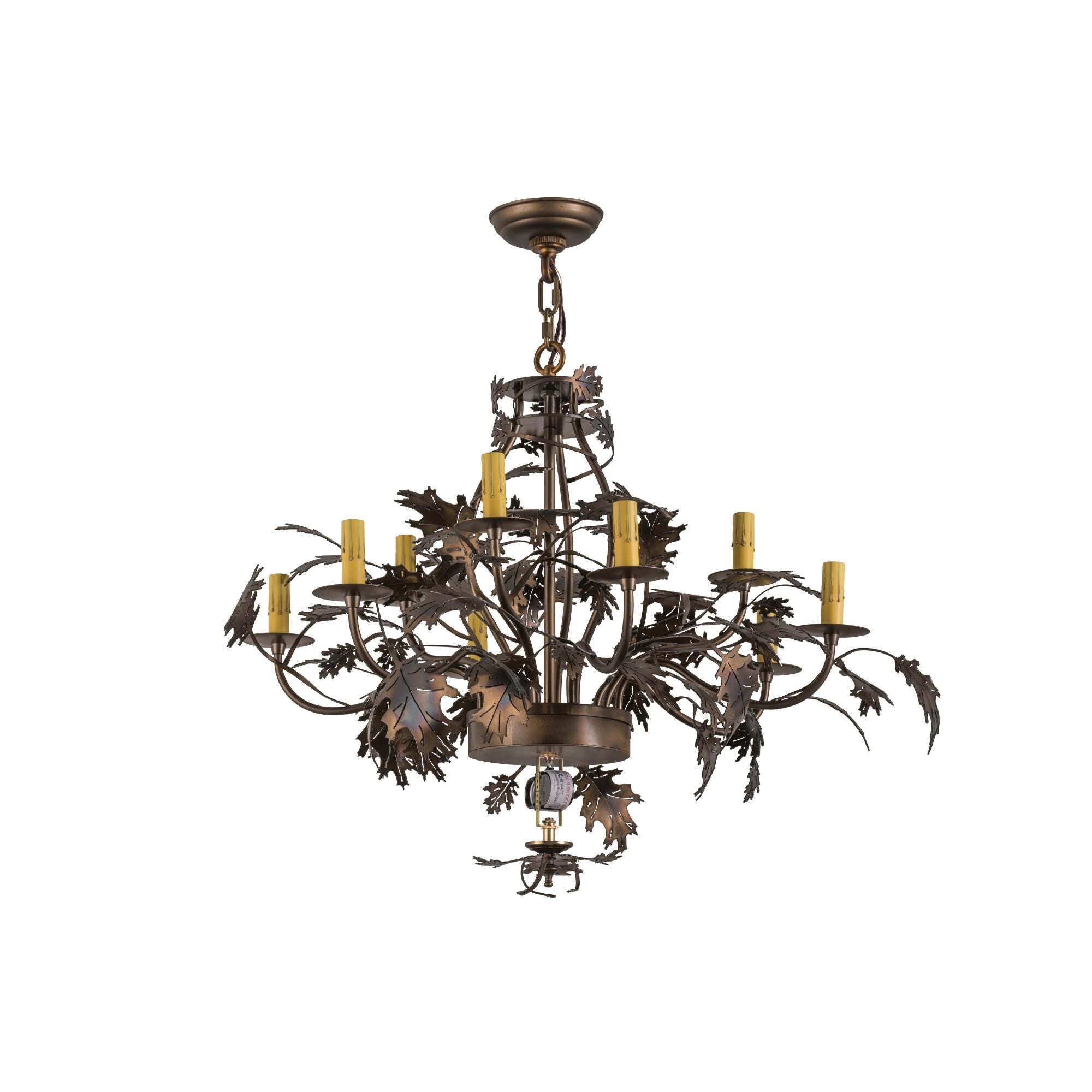 34 Inch 9 Light Chandelier