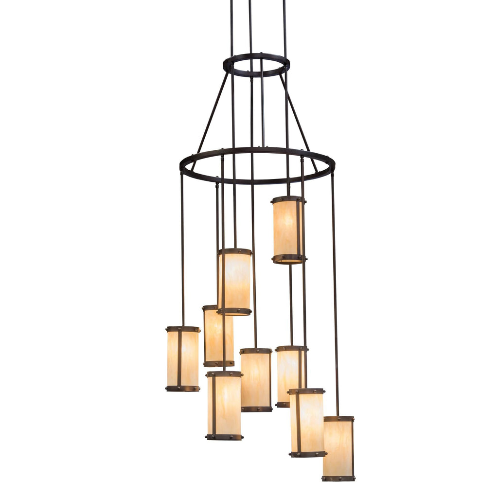 35 Inch 9 Light Chandelier
