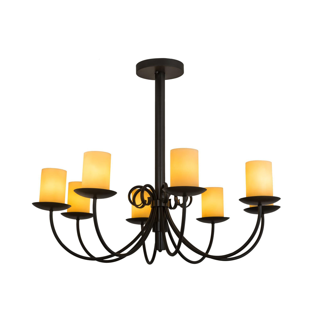 40 Inch 8 Light Chandelier