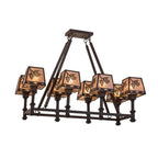 38 Inch 8 Light Mini Chandelier