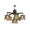 40 Inch 6 Light Chandelier