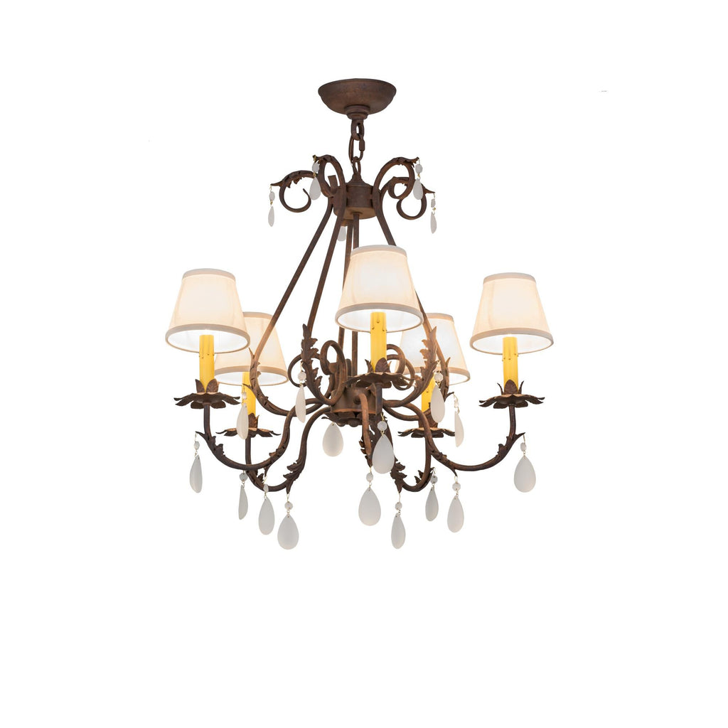 25 Inch 5 Light Chandelier