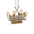 36 Inch 6 Light Chandelier