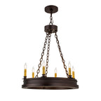 24 Inch 6 Light Chandelier