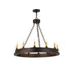 36 Inch 12 Light Chandelier
