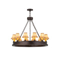 39 Inch 12 Light Chandelier