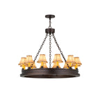 39 Inch 12 Light Chandelier