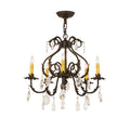 24 Inch 5 Light Chandelier