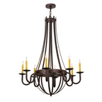 38 Inch 8 Light Chandelier