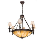 36 Inch 4 Light Chandelier