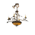 30 Inch 2 Light Chandelier